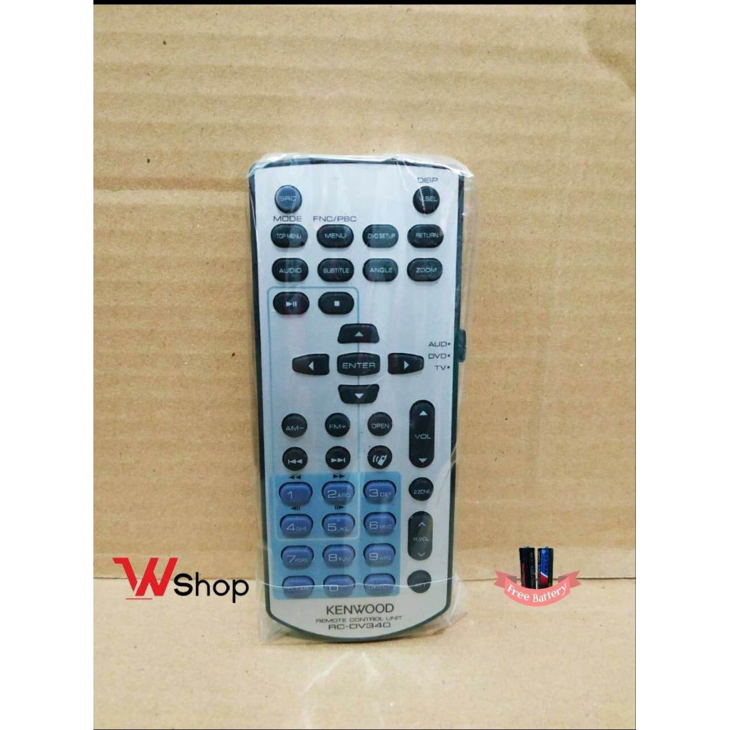 REMOT TV DVD AUDIO MOBIL KENWOOD RC-DV340 ORIGINAL