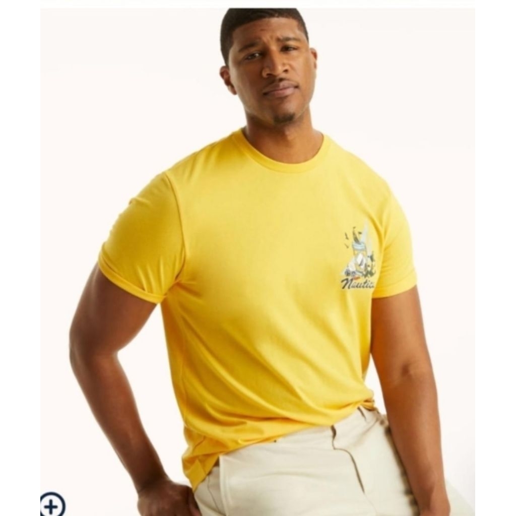 T-shirt pria NAUTICA original kuning