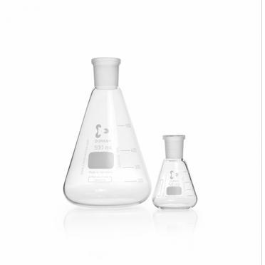 DURAN Erlenmeyer glass 1000 ML NS 29/32 Labu erlenmeyer leher asah 1 L