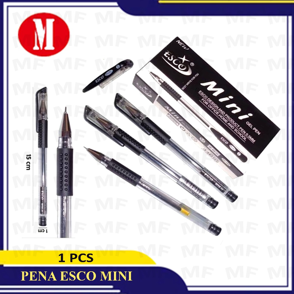 

Pena ESCO Gel Pen Mini 0.5 mm ES-M58 Black PCS