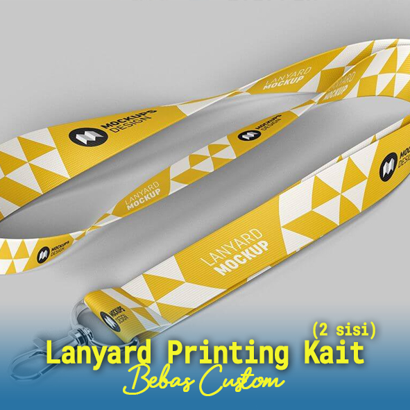 

Lanyard Printing 2 Sisi Model Kait, Lanyard Printing Hasil Cetak Tajam dan Berkualitas Harga Terjangkau, Lanyard untuk ID Card Fullprint