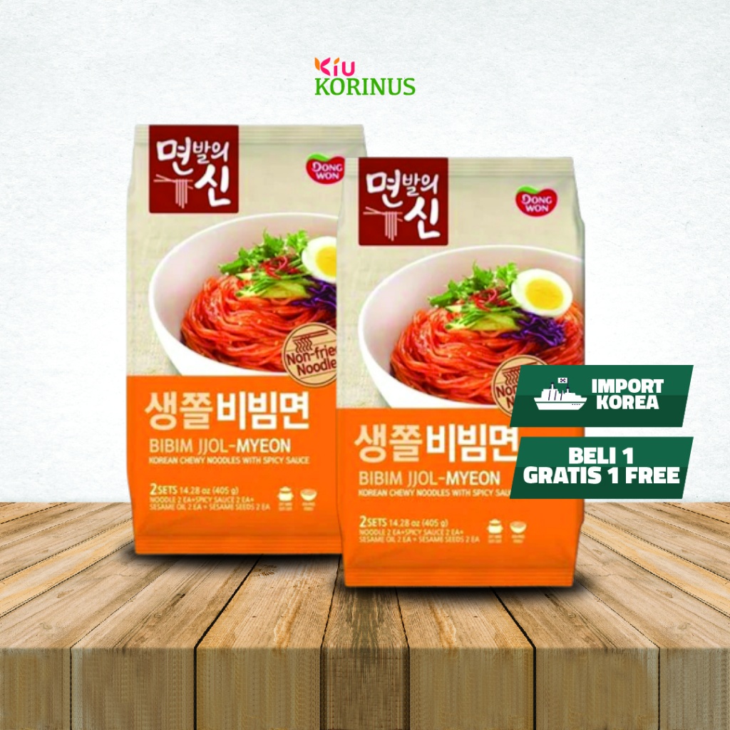 

BUY 1 GET 1 FREE K-Dongwon Korean Chewy Noodle With Spicy Sauce 405gr