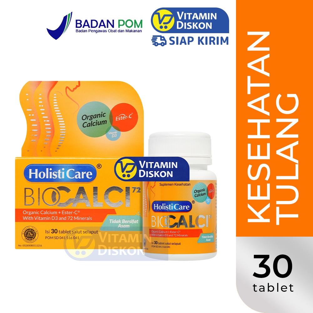 BIOCALCI-72 - Vitamin Kesehatan Tulang ISI 30 TABLET