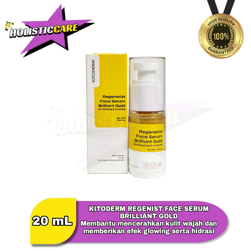 Kitoderm Regenerist Face Serum Brilliant Gold 20 ml/ Serum Brilliant