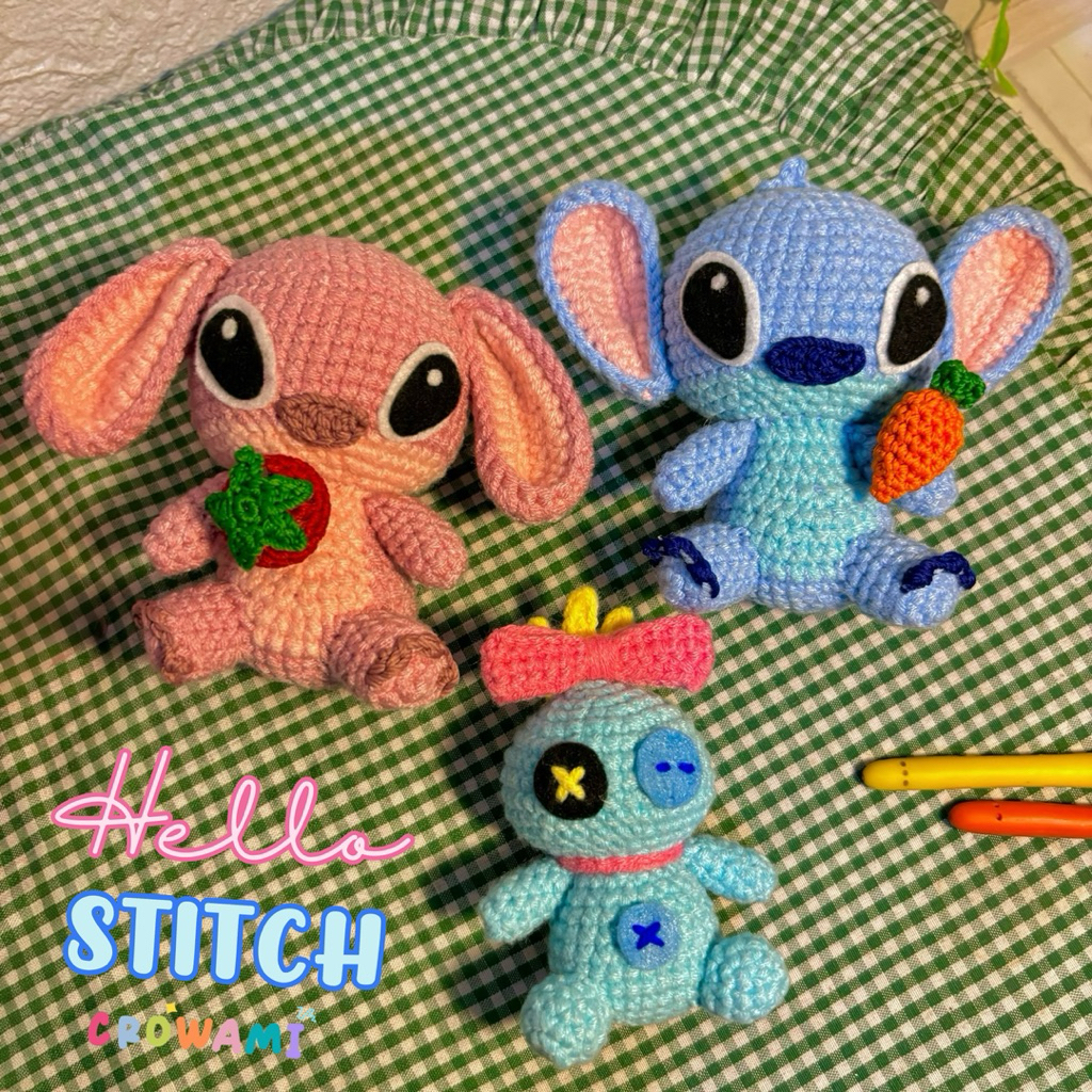 CROWAMI | Stitch & Scrump Crochet / Boneka rajut stitch & scrump