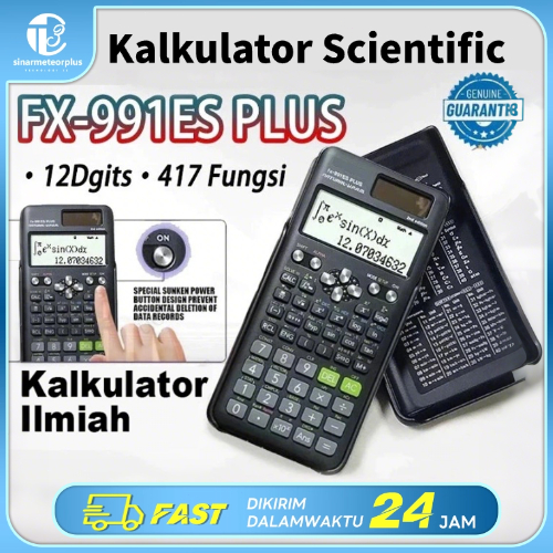 

Kalkulator Scientific Casio Ilmiah FX-991EX/991ES-Plus Calculator Scientific Casio Kalkulator Casio Scientific 417 Fungsi/Dua Sumber Tenaga Hitam Biru Baterai Dan Tenaga Matahari/40 Konstanta Rumus Merah Muda