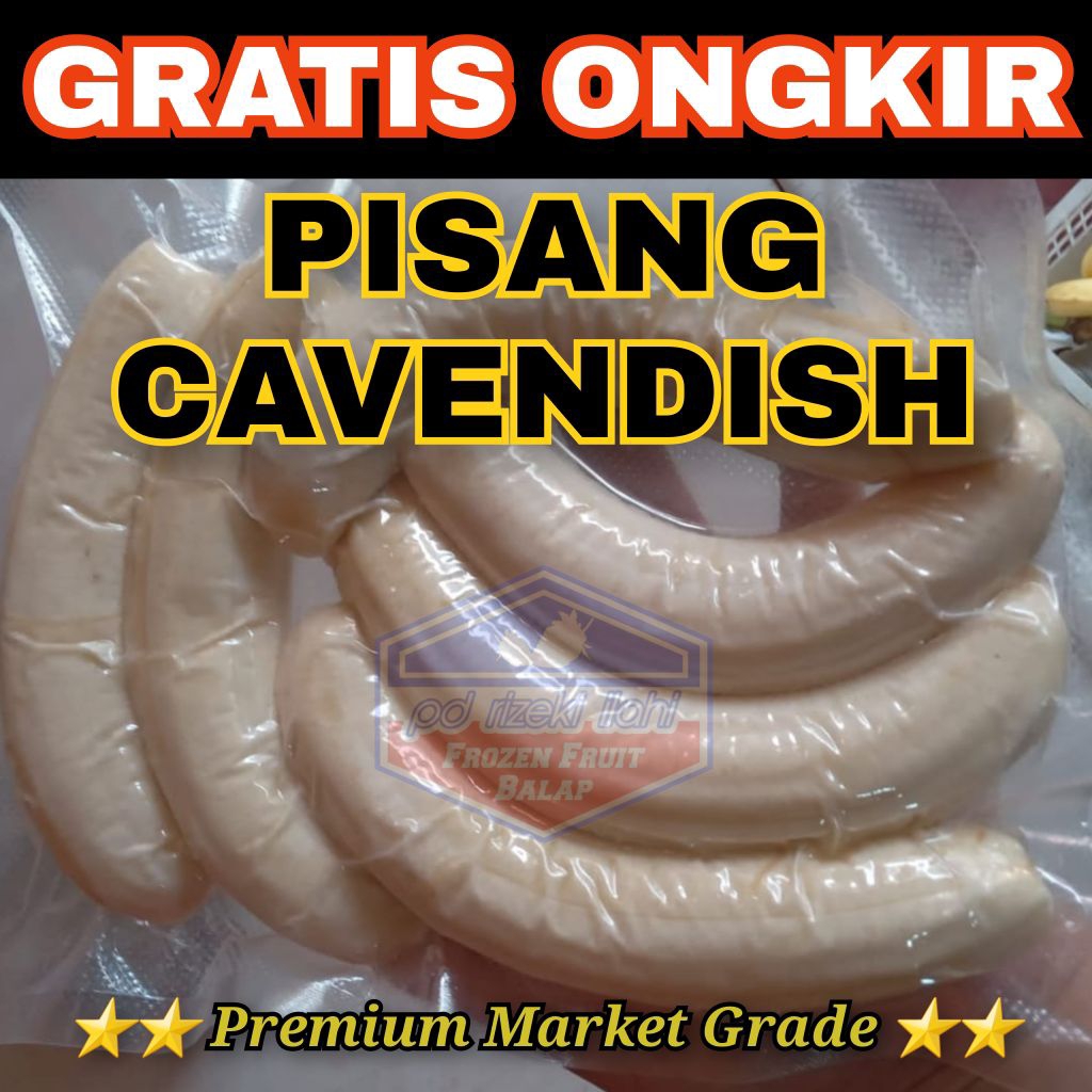

1 KG PISANG CAVENDISH PREMIUM SUNPRIDE GRADE BANANA KAVENDIS GROSIR MURAH BANDUNG