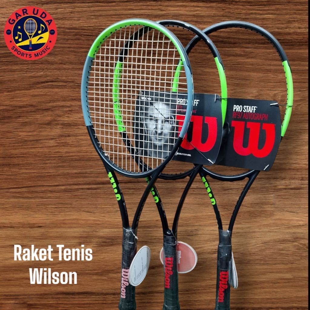 raket tenis blade pro staff RF97 AUTOGRAPH/97L COUNTERVAIL-HITAM HIJAU