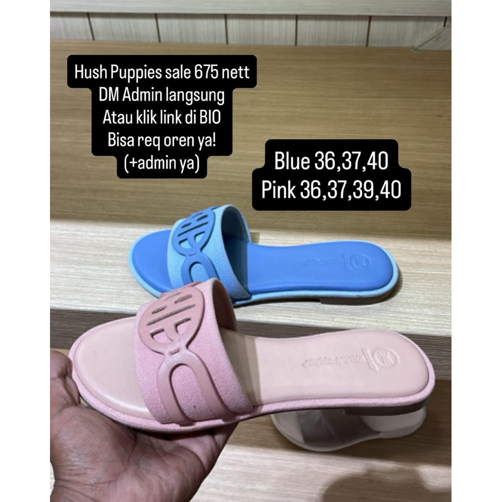 Promo sale discount diskon Sandal sepatu Wanita hush puppies original