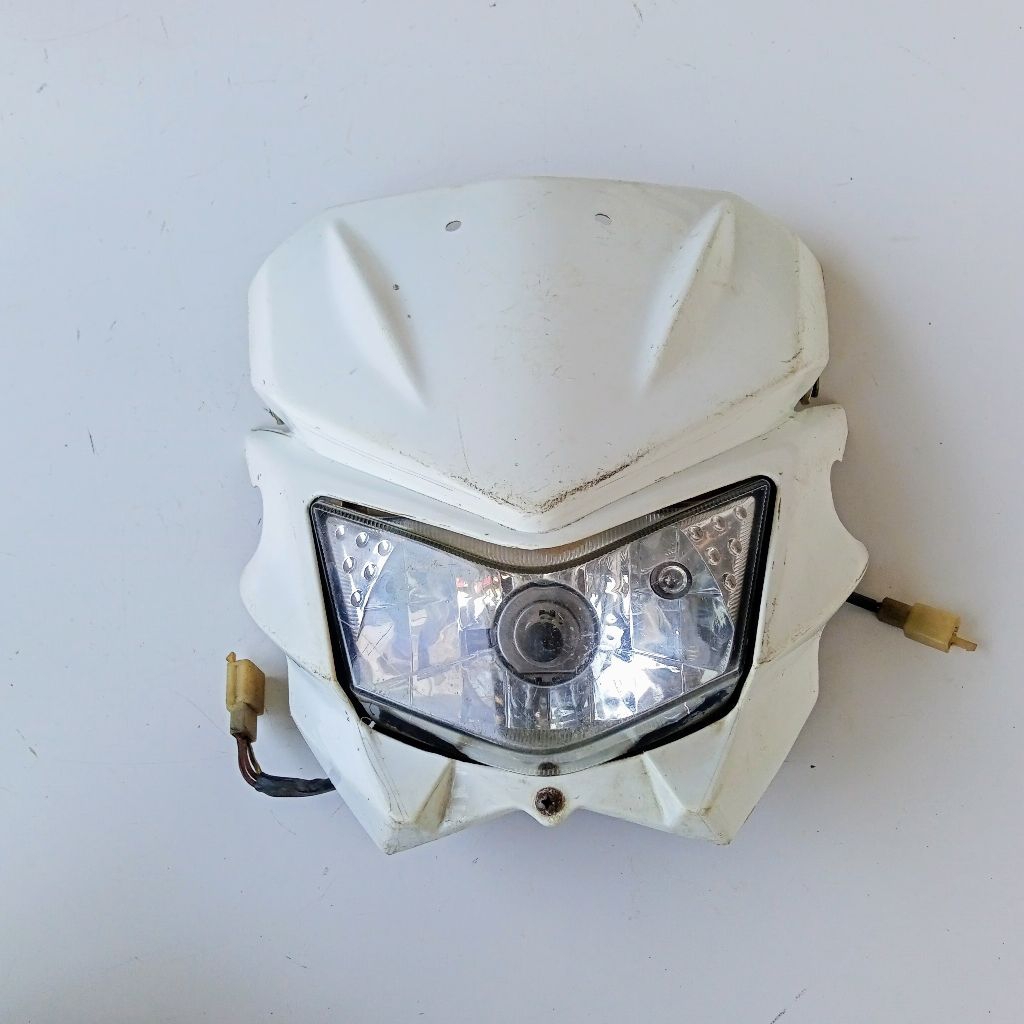 BATOK LAMPU DEPAN KAWASAKI KLX OLD LAMA ORI COPOTAN MOTOR