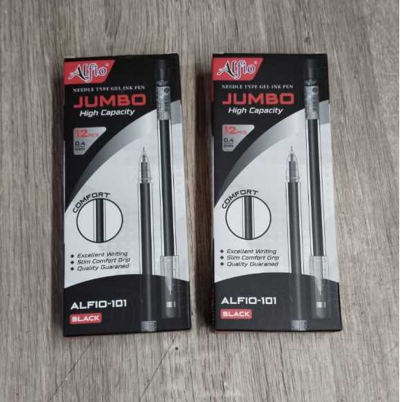 

Pena / bulpen/pulpen /pen gel ALFIO mata 0.4 mm harga perlusin (12 batang) 257507