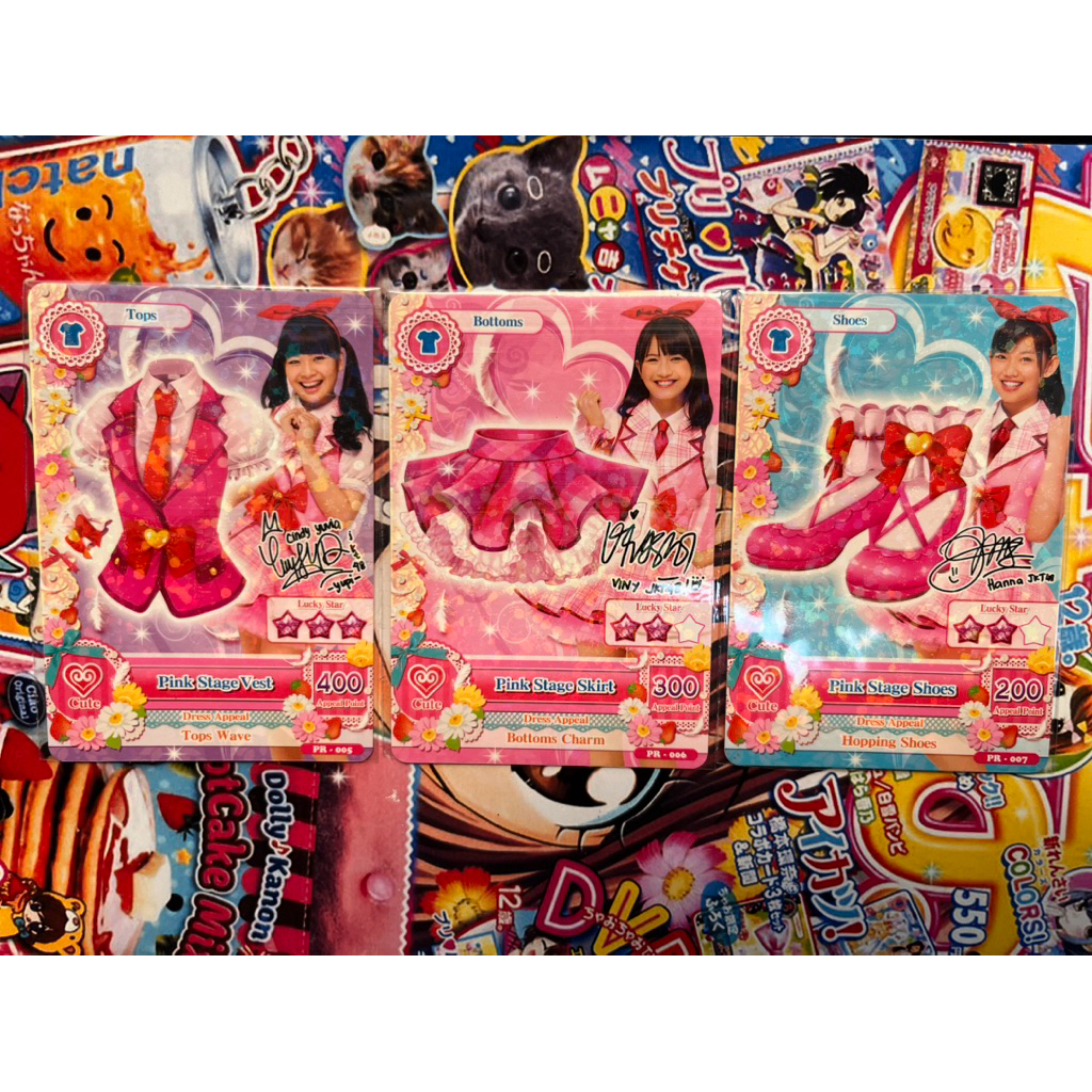 Kartu Aikatsu Pink Stage Coord X JKT48 Sign Official Rare Ori Official Langka