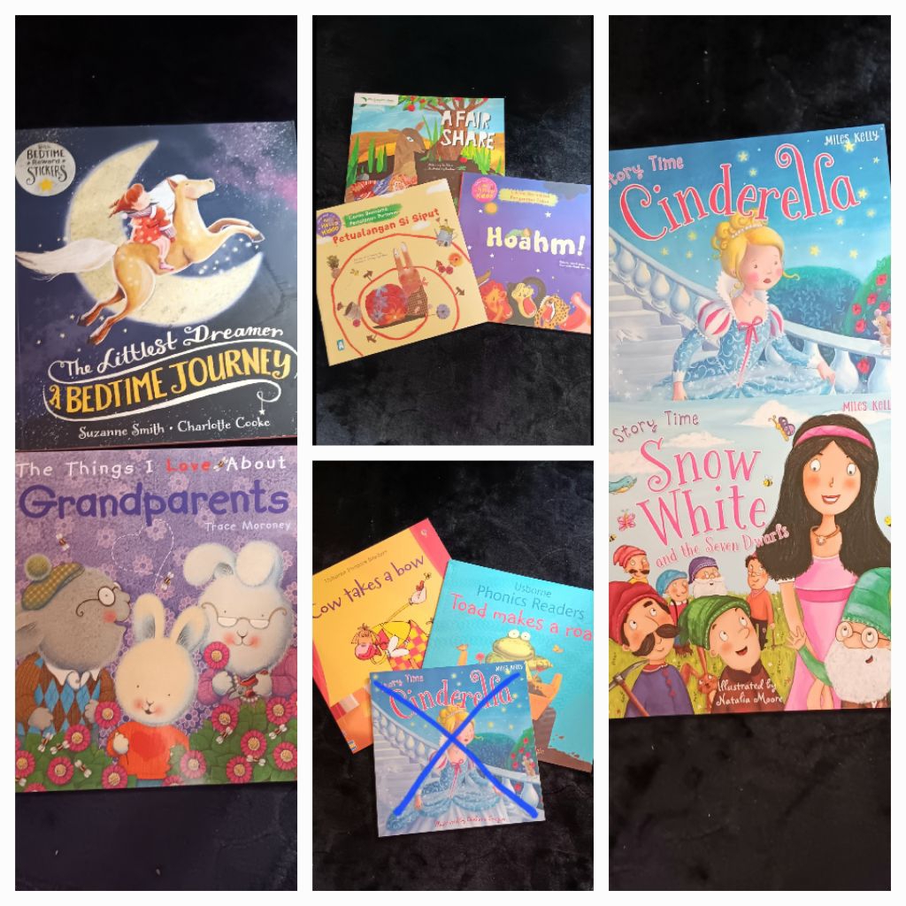 SALE! 9 Buku Dongeng Bahasa Inggris Buku Balita Miles Kelly Hello Kiddo Usborne Kesainc Blanc