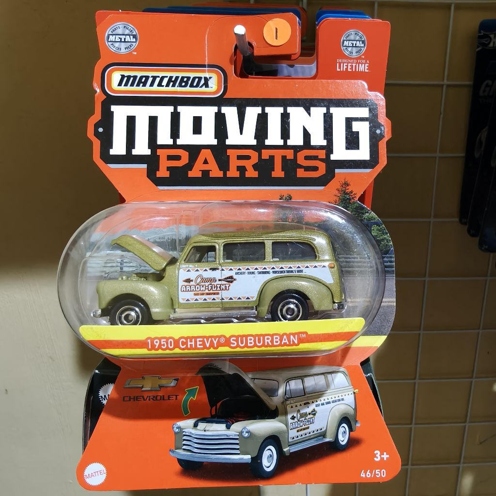 Matchbox 1950 Chevy Suburban Moving Parts Original SNI