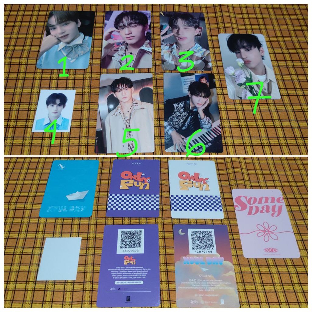 OFFICIAL PHOTOCARD ZAYYAN ONLYFUN XOULDAY SOMEDAY