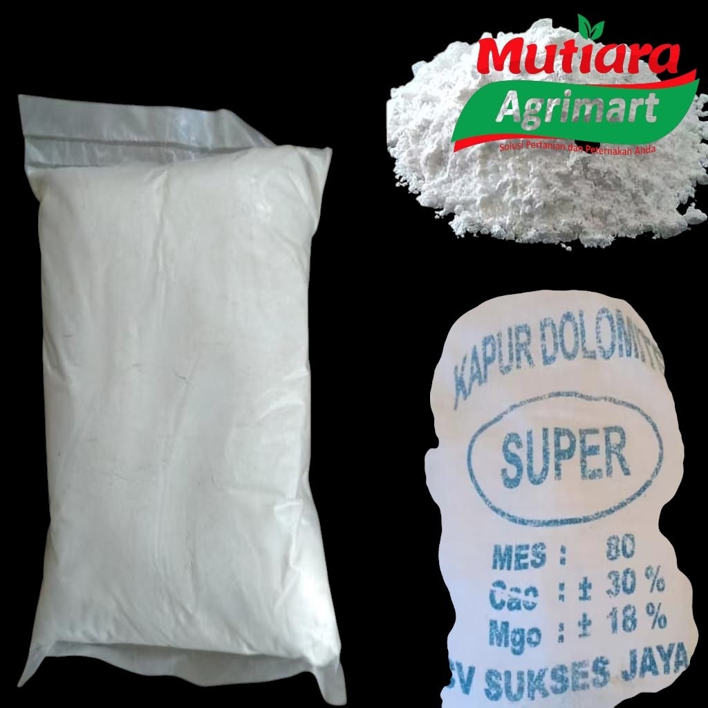 KAPUR DOLOMITE 1KG // KAPUR PERTANIAN // PUPUK KAPUR