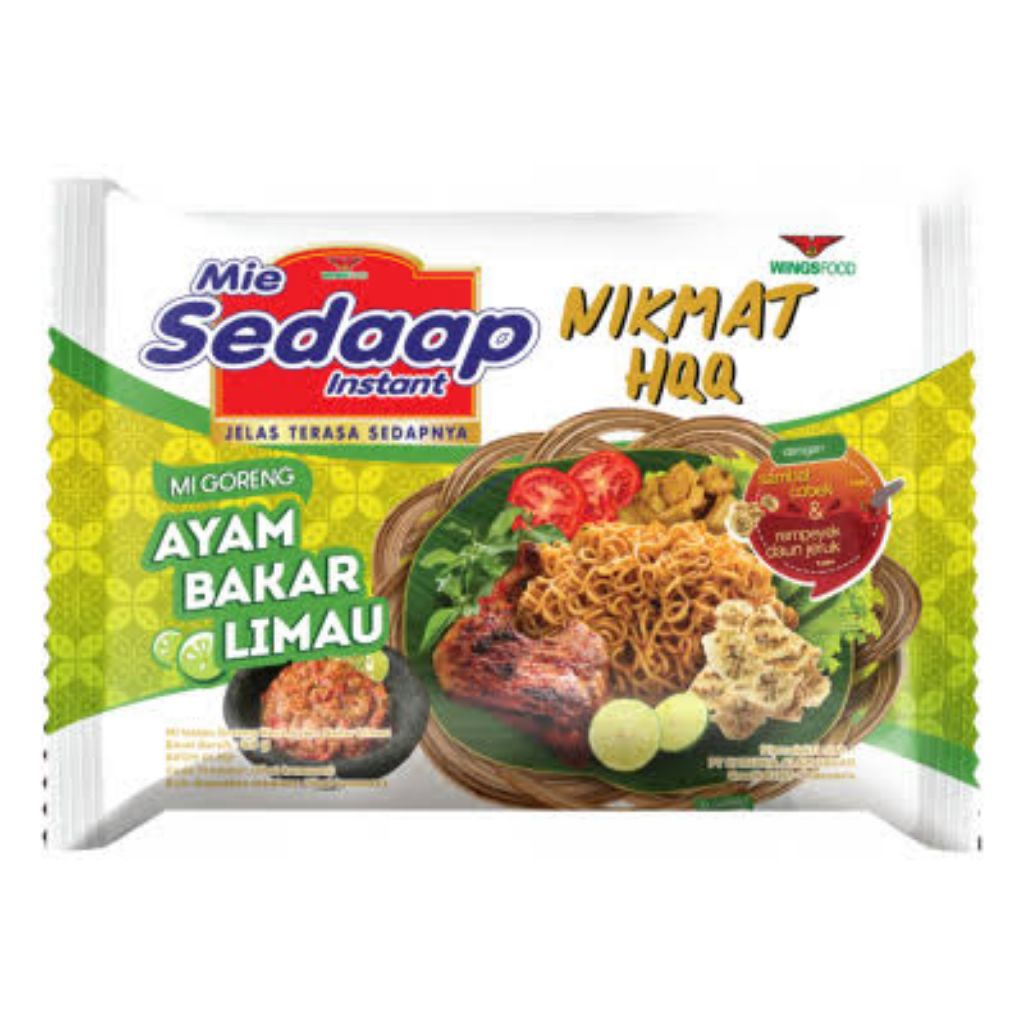 

Sedaap Mie Instan Goreng Ayam Bakar Limau 89 gram