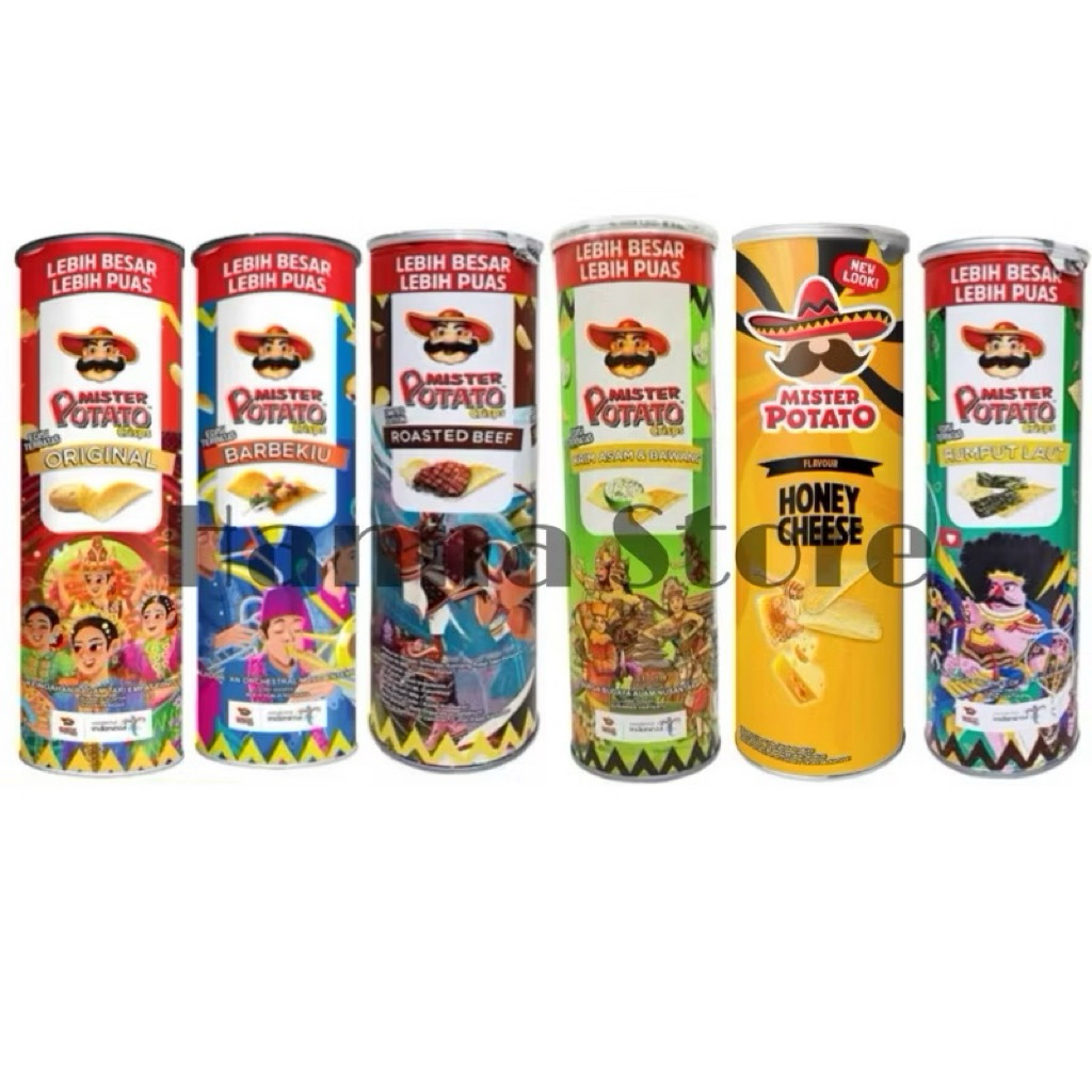 

MISTER POTATO 106gr 1 KARTON/ DUS ISI 24 PCS EXP SEPTEMBER 2025
