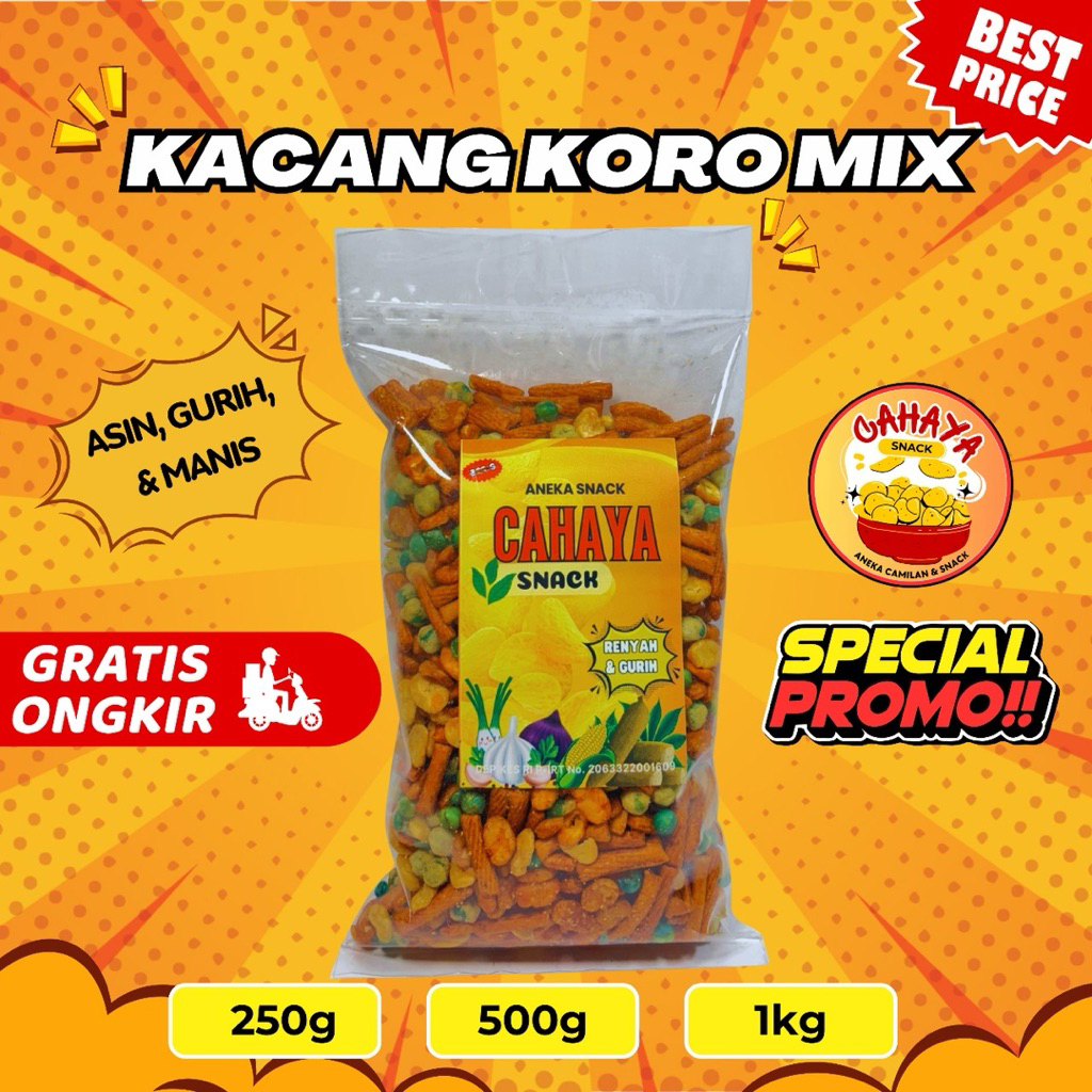 

Kacang koro mix jaipong enak dan gurih