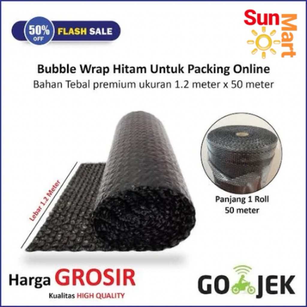 

TERMURAH DI BALI!! Bubble Wrap Tebal 3kg 125CM X 50METER Tanpa Core Lentur Kualitas BaikU