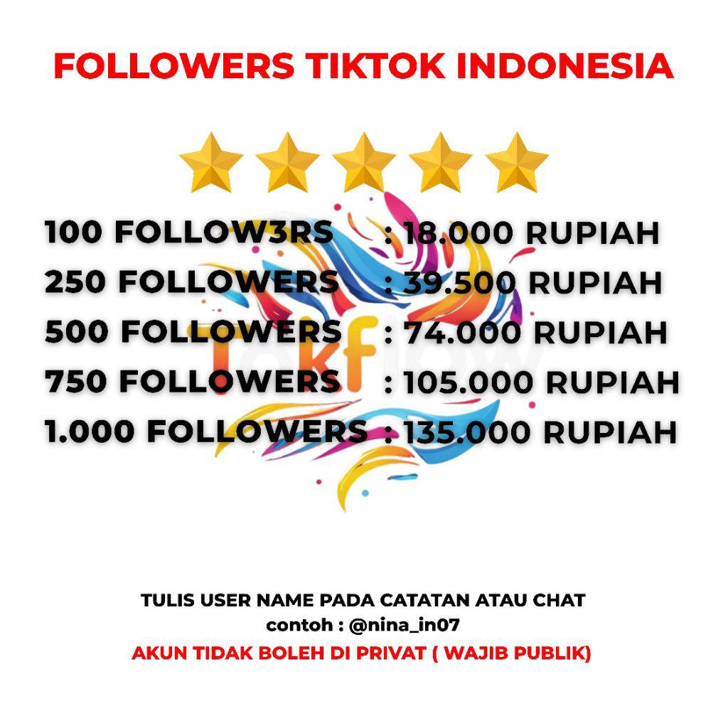 FOLLOWERS TIKTOK INDONESIA