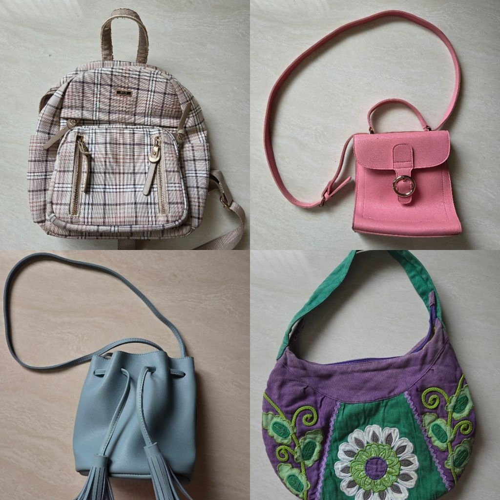 preloved tas ransel eversac, shoulder bag, sling bag