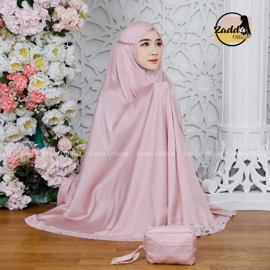 Mukena Traveling Silk Premium Series Cantik