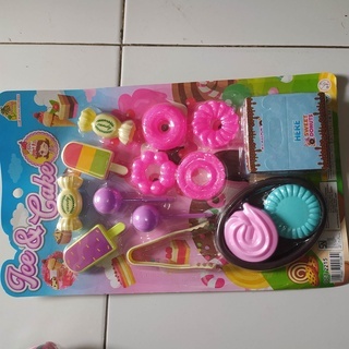 1L Mainan Permen Ice & Cake Sweet Donat Set / Mainan Permen Donat