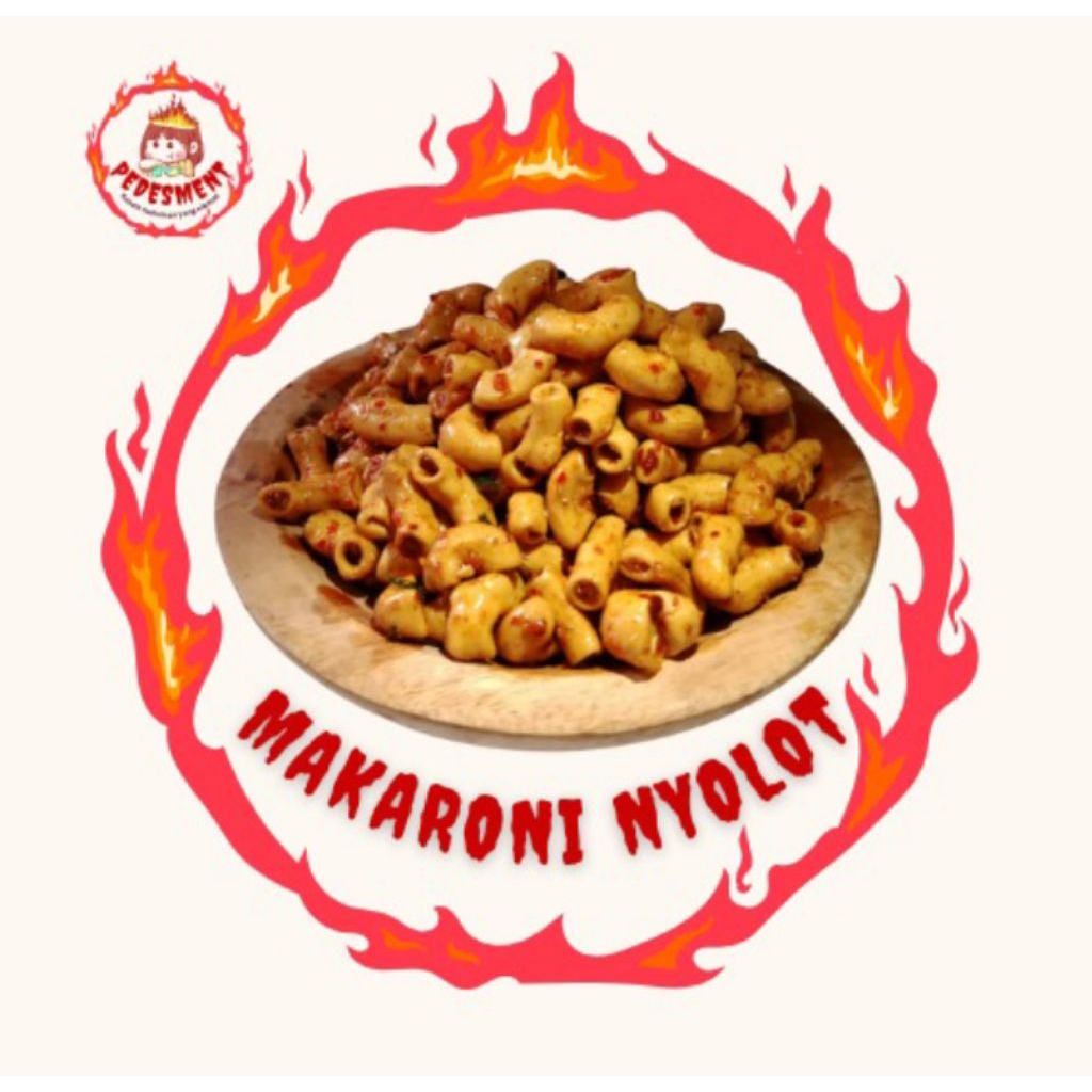 

[100GR, 250GR, 500GR, 1KG] Makaroni Pedas Daun Jeruk - Snack Kering Pedas Gurih Viral