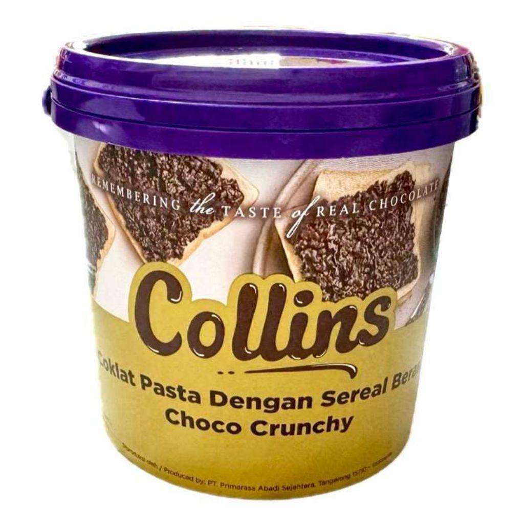 

Collins Coklat Pasta Dengan Sereal Beras (Choco Crunchy)