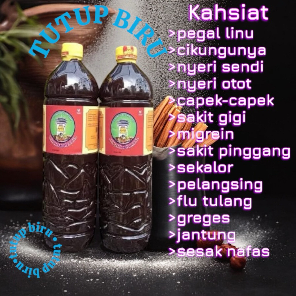 

JAMU HERBAL AMPEL TUTUP BIRU