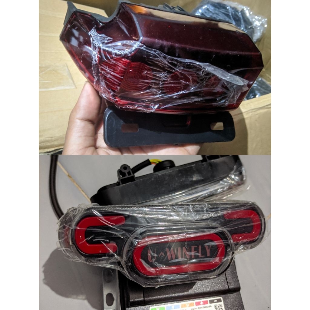 STOP LAMPU SEPEDA LISTRIK ORI UWINFLY D60 D65 M60 DLL