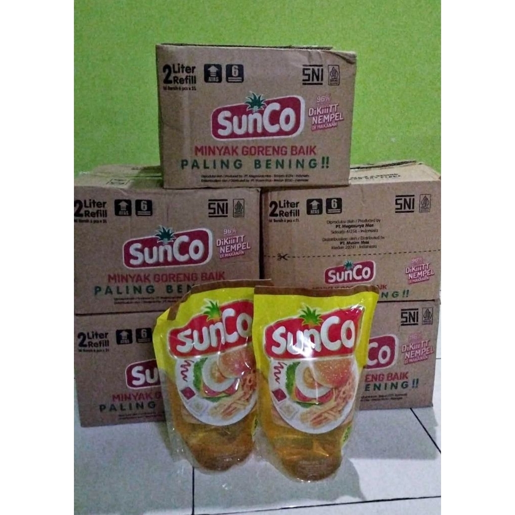 

MINYAK GORENG SUNCO 2LITER 1 KARTON/DUS