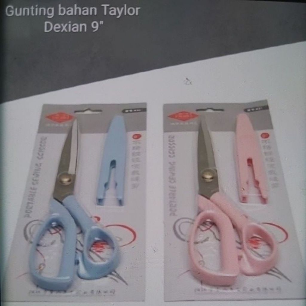 

Gunting Tajam bahan taylor kain Dexian 9" K-31 perlengkapan jahit fabric scissors terlaris termurah best seller