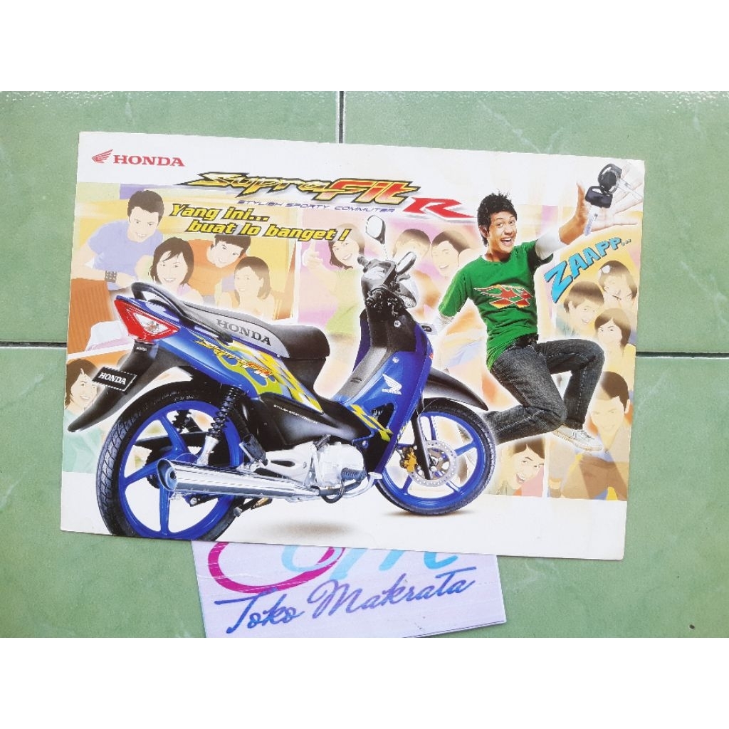 brosur iklan motor Honda SUPRA FIT R