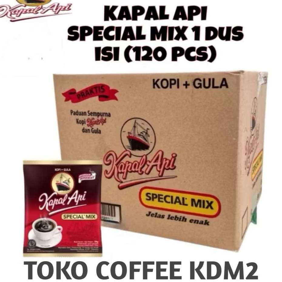 

KOPI + GULA Kapal Api Special Mix 1 Dus [12 renceng]