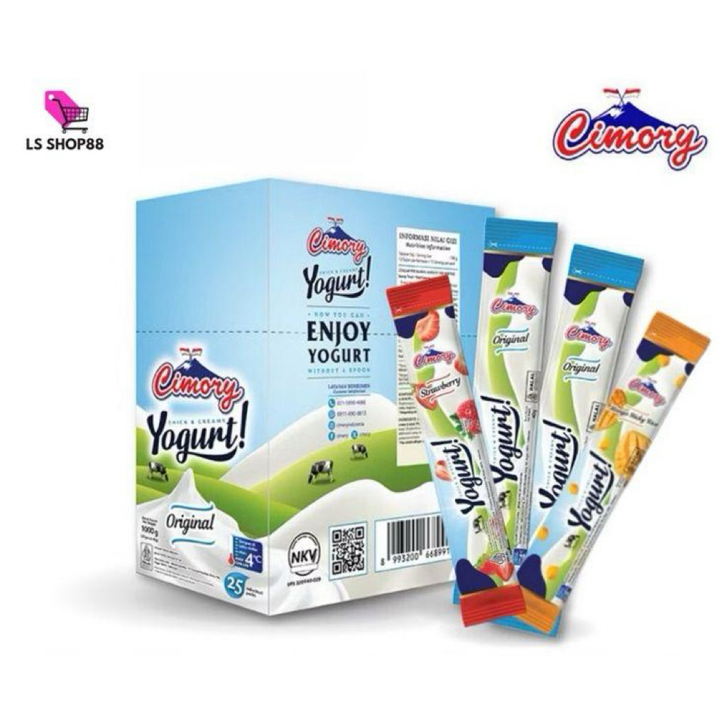 

CIMORY YOGURT STICK 1 BOX ISI 25 PCS