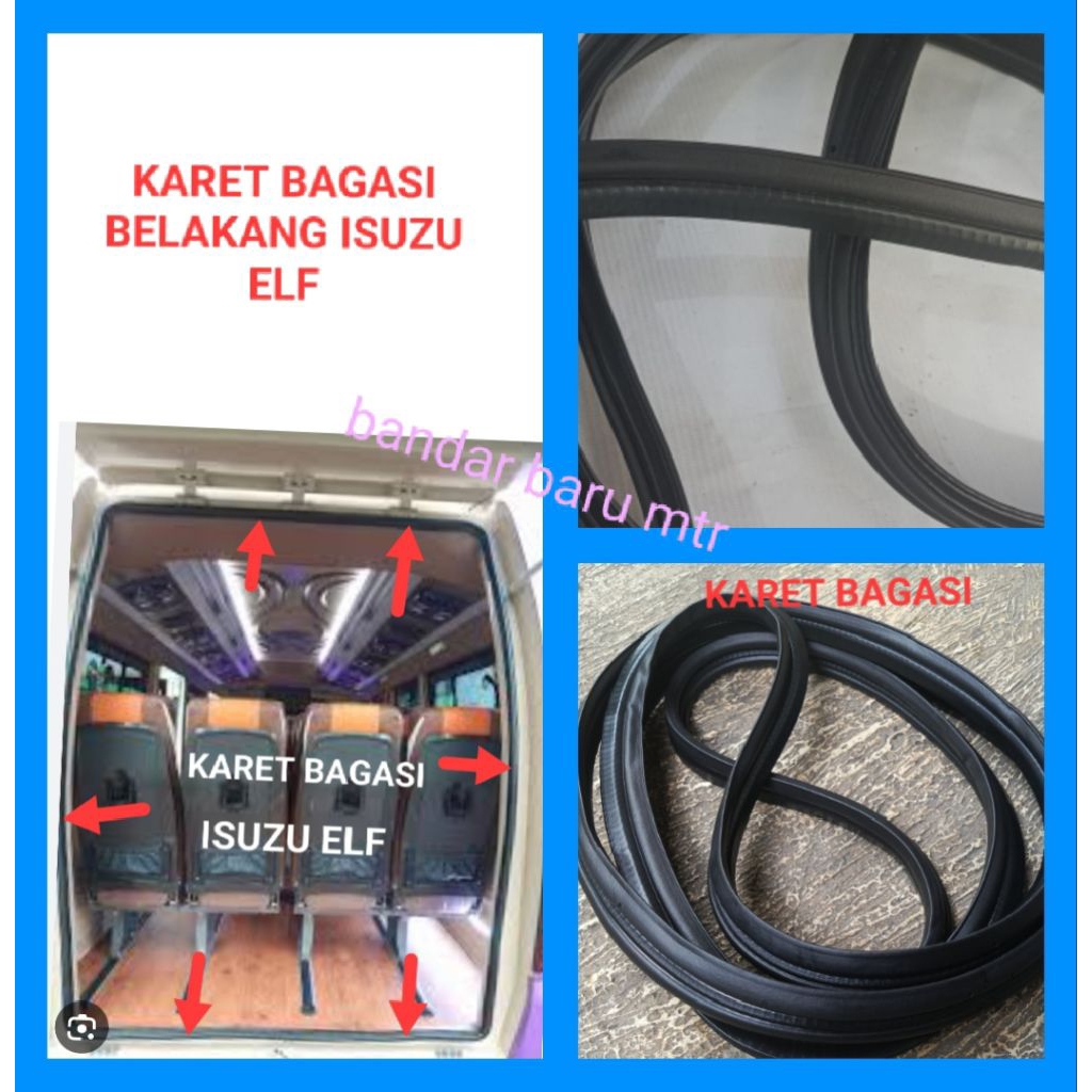 KARET PINTU BAGASI BELAKANG MOBIL ISUZU ELF