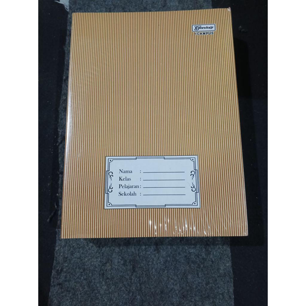 

Buku Tulis Boxy COVER SAMPUL COKLAT KRAFT GENIUS 42 Lembar 10pcs, Buku Sekolah Kraft Genius Besar