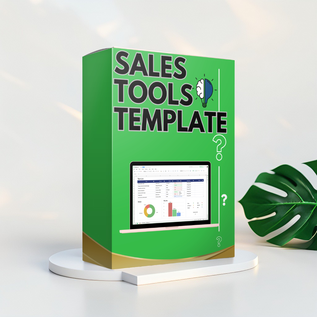 TOOLS EXCEL CRM & SALES Toolkit Template - Sales Tools Template Ms Excel