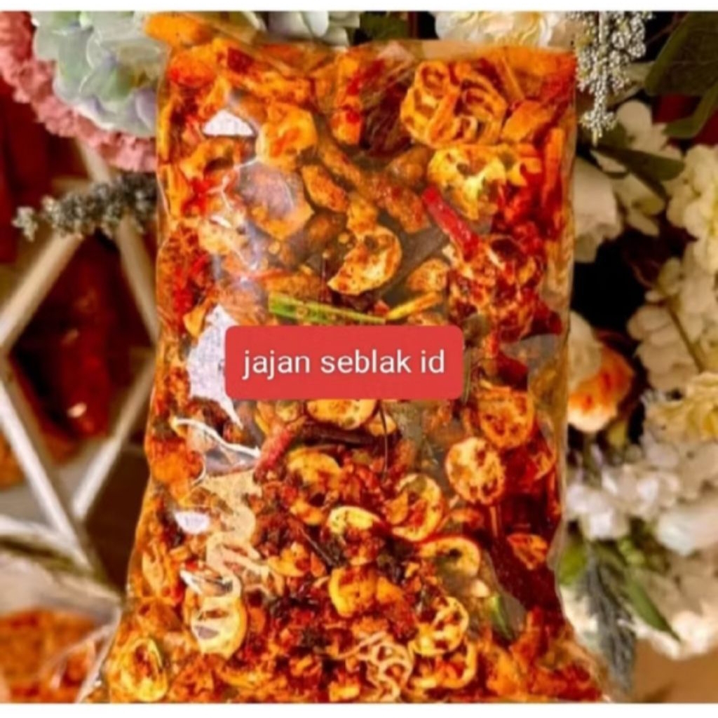 

PRODUK VIRAL seblak mix pedas daun jeruk 1 kg
