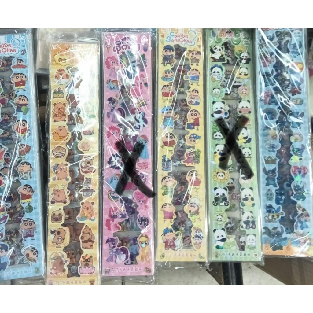 

stiker panjang karakter