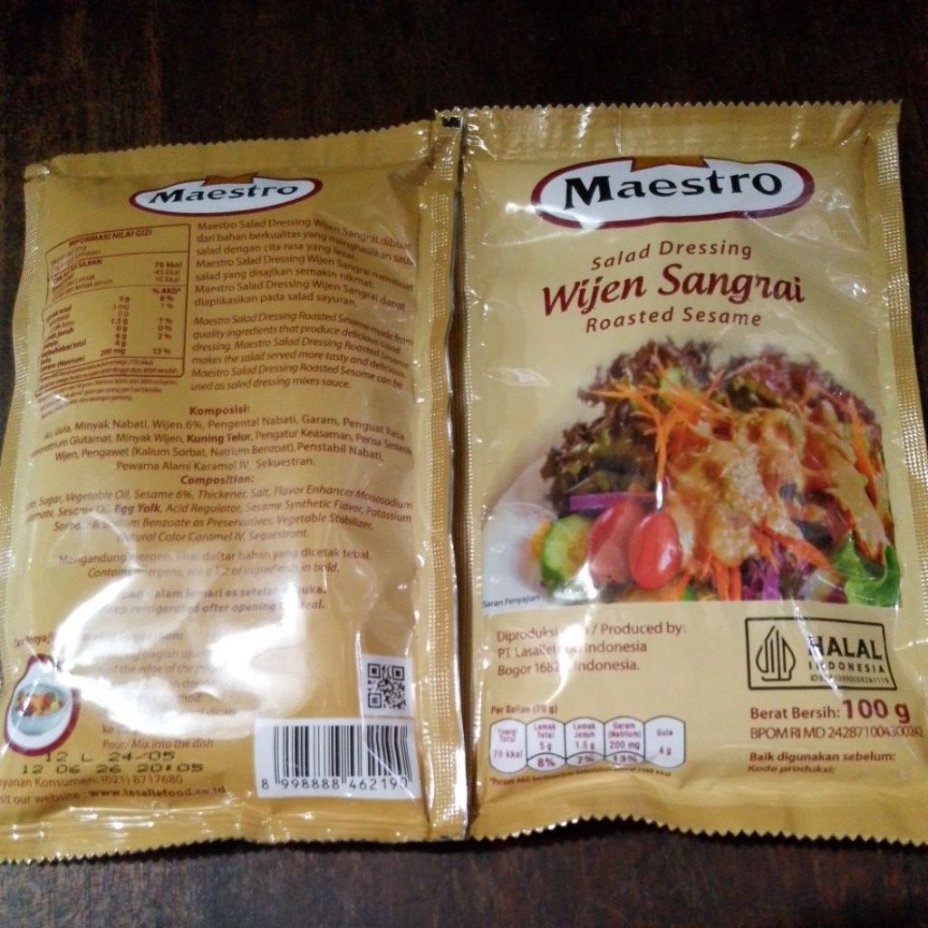 

mayonaise maestro wijen sangrai 100gr