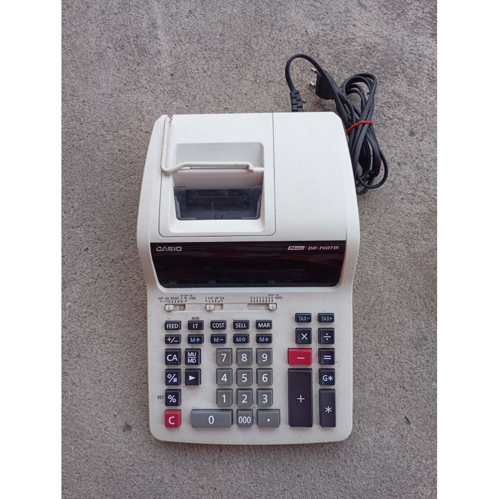 

kalkulator casio DR-140TM matot