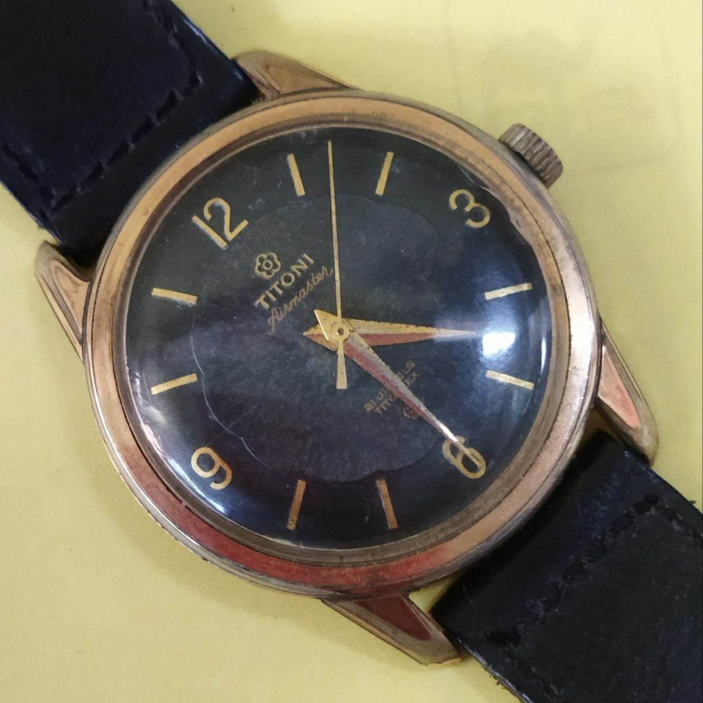 Jam tangan titoni manual winding