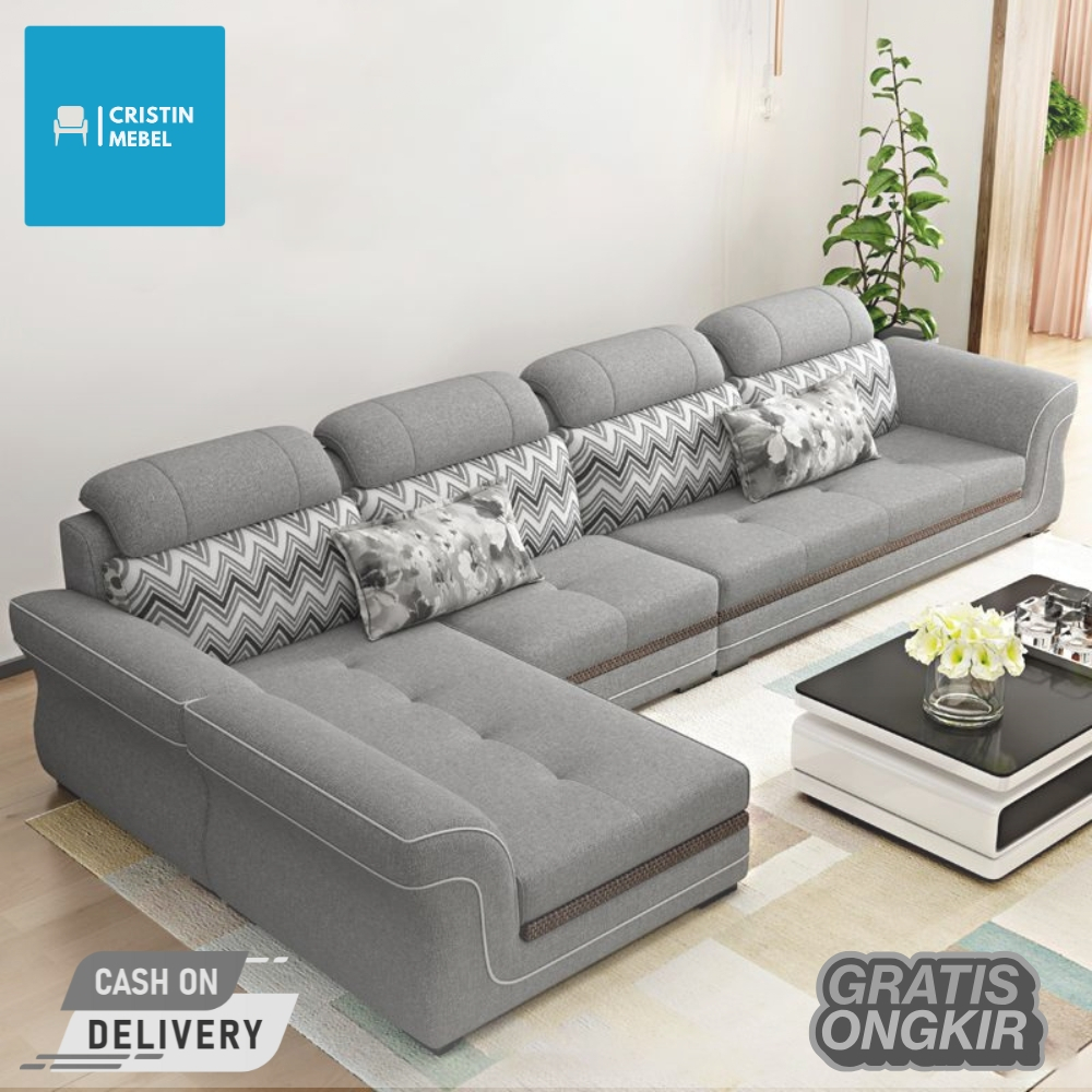 Sofa Minimalis Ruang Tamu Kecil Sofa L Elegan Aeshthetic