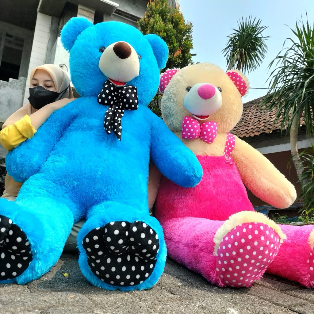 Boneka Jumbo Teddy Bear Boneka Besar 1,3 Meter SNI