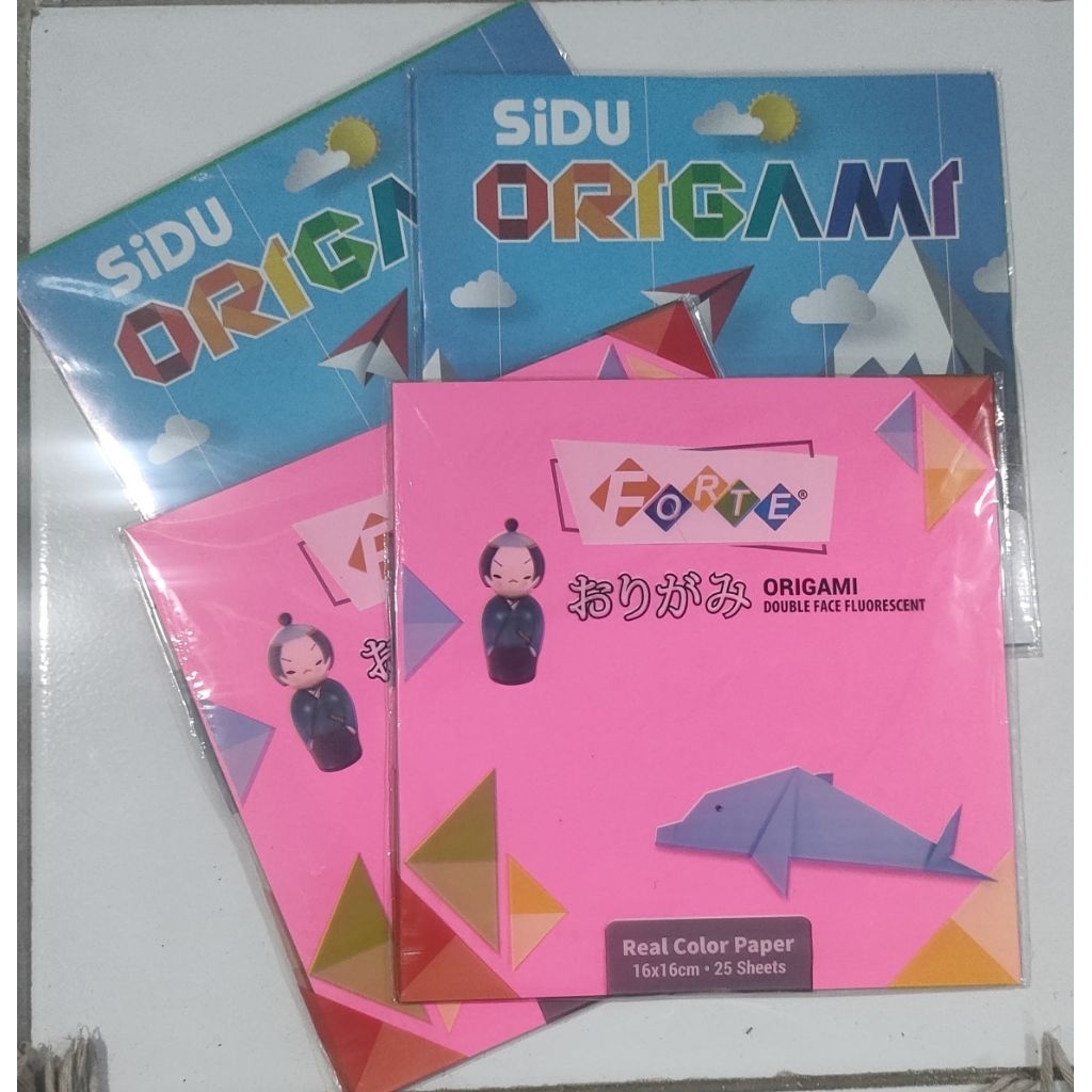 

(60gr) 1pak kertas lipat origami sidu