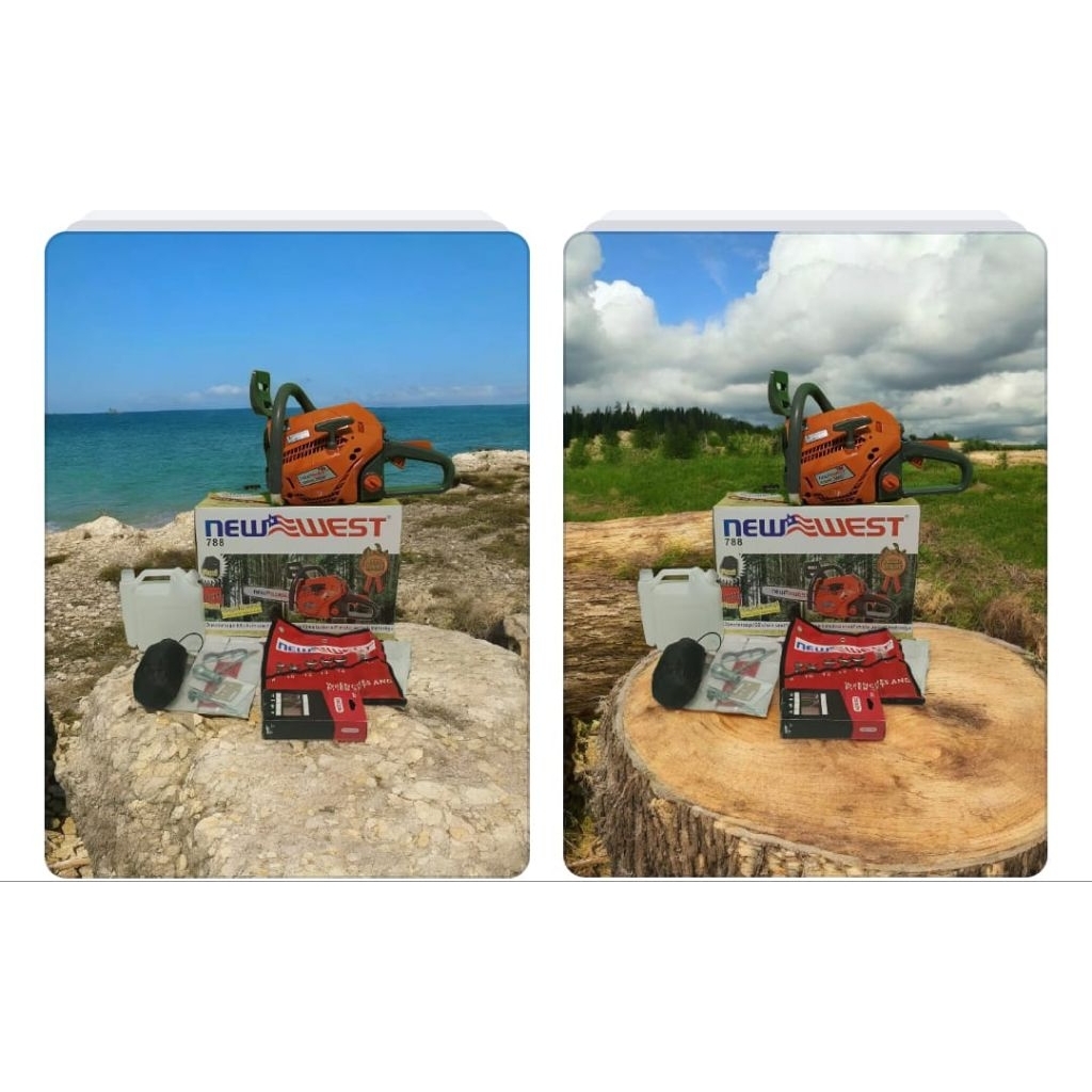 Mesin Chainsaw NEW WEST 788 Bar 26 Inch 66 Cm JAMIN ASLI