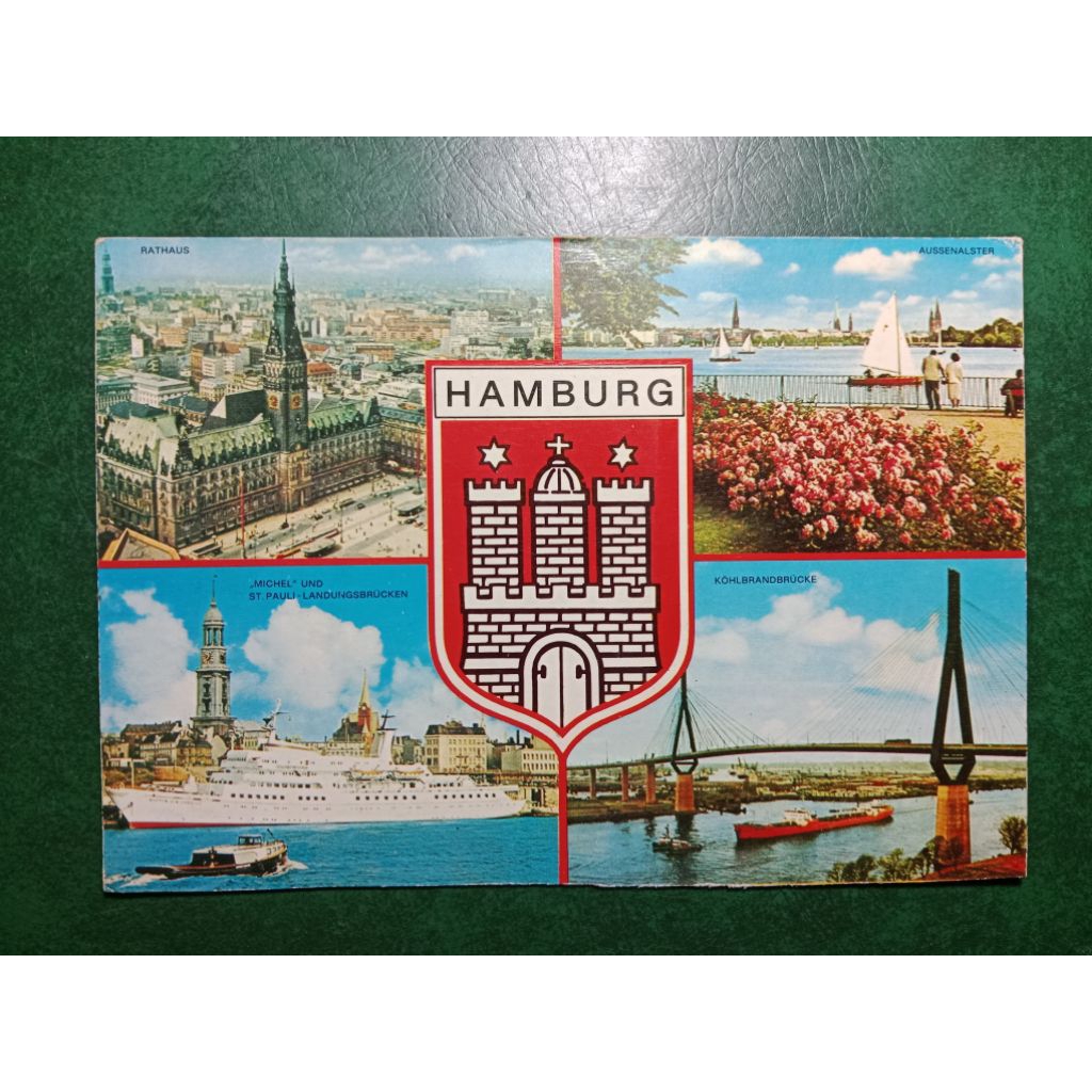 

Post card Jerman Hamburg UN USED